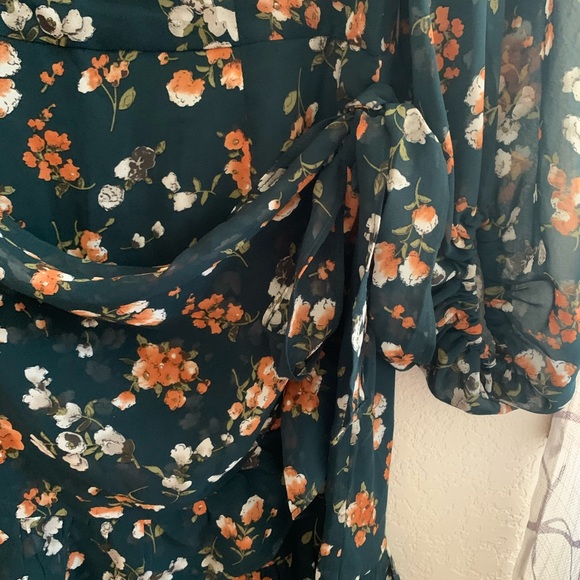 Princess Polly Teal Meral Mini Dress 6 - Picture 8 of 15